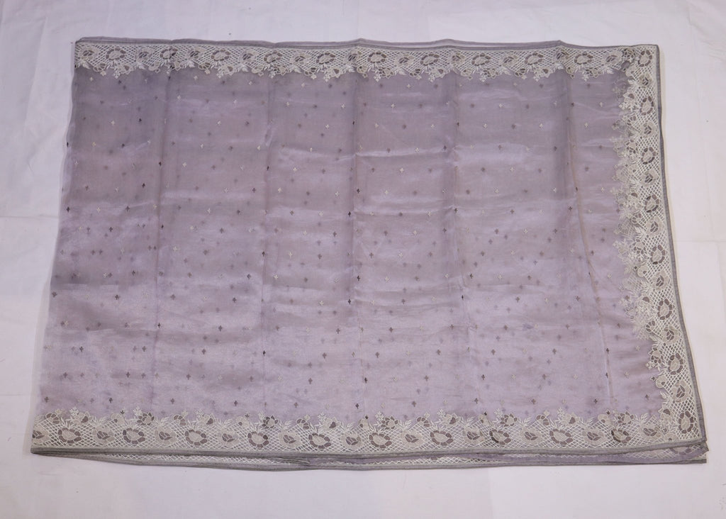 Tissue Organza Saree with Cutwork - Studio Ribbons